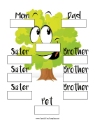 Two Generation Child Family Tree