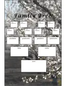 Family Tree with Photo Background
