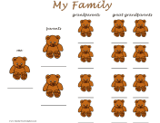 Teddy Bears Family Tree