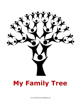 Human Tree 5 Generation Template