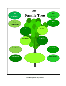 Stepfamily Tree Template