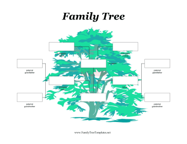 Two Fathers with Surrogate Family Tree Template