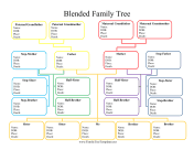 Blended Family Tree