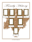 Family Tree with Photo Frames