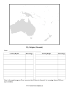 Oceania Map Ancestry
