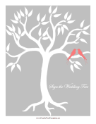 Wedding Bird Tree