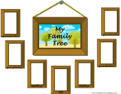 Picture Frame Family Tree