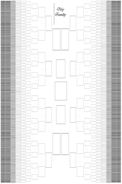 1-Page 12-Generation Family Tree Template