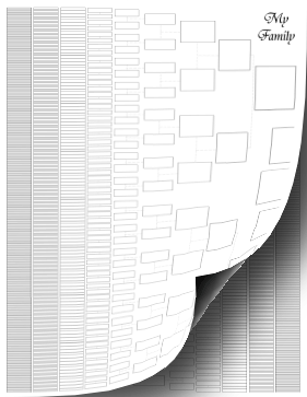 11-Generation Family Tree Template