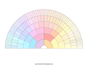 7-Generation Fan Color Template