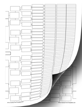 9-Generation Family Tree Template