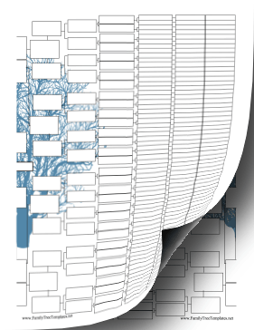 9-Generation Family Tree with Graphic Template