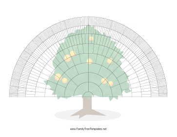 9-Generation Fan With Graphic Template