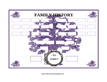 Family History Tree Template