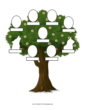 Family Tree With Pets Template