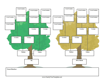 Mirror Family Tree Template