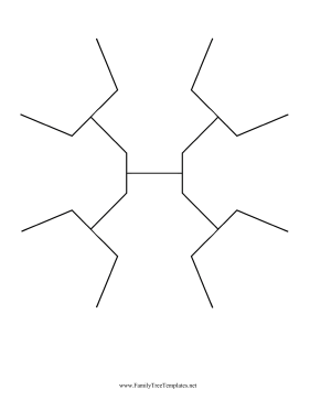 3 Generation Radial Family Tree Template