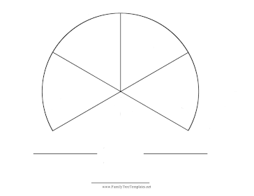 Three-Fourths Fan Three Generations Template