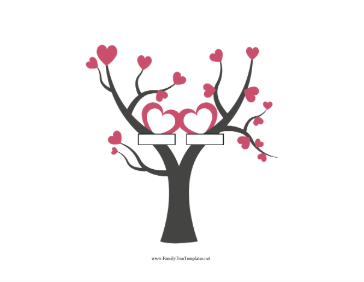 Wedding Tree Template