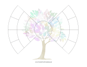 4-Generation Bowtie Family Tree With Graphic