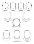 4-Generation Hourglass Family Tree
