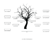 4 Generation Family Tree Black And White