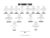 4 Generation Family Tree Stick Figures