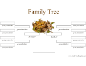 Elegant 4 Generation Family Tree