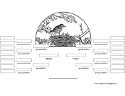 5 Generation Family Tree with Engraving