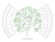 6-Generation Bowtie Family Tree With Graphic