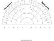 6 Generation Family Tree Fan Chart