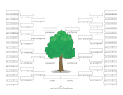 6 Generation Gender Neutral Family Tree
