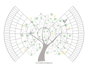 7-Generation Bowtie Family Tree With Graphic