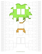 8-Generation Family Tree Graphic