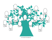 Blended Family Tree with Graphic
