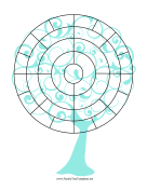 Circle Family Tree with Graphic