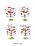 Cute Four Generation Family Trees Set