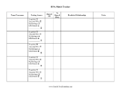 DNA Match Genetic Genealogy Form