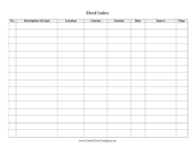 Deed Index