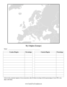 Europe Map Ancestry