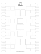 Large 6-Generation Family Tree
