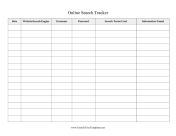Online Search Tracker