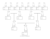 Colorable Puppy Family Tree  family tree template