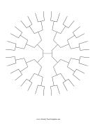 5 Generation Radial Family Tree