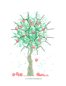 Radial Family Tree with Graphics