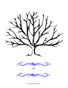 Wedding Thumbprint Tree