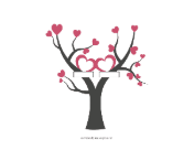 Wedding Tree family tree template