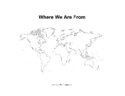 Where We Are From Family Map World